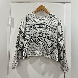 Ganni silk top